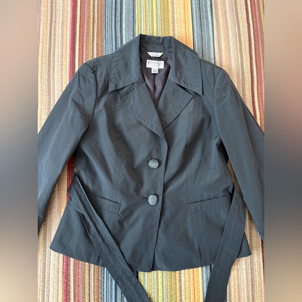 💥MoviNG sALe‼️TALBOTS Collection Jacket made of Italian Fabric 🖤🖤Sz 8